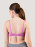 K LINGERIE Rachel Women's Seamless Finish Broad Side Wings Non Padded T-Shirt Bra