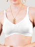 K LINGERIE Rachel Women's Seamless Finish Broad Side Wings Non Padded T-Shirt Bra