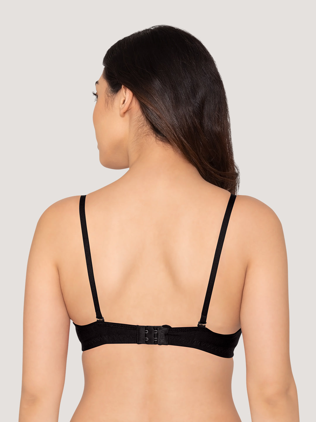 Roxy Multiway Demi Cup Balconette Bra-BLACK