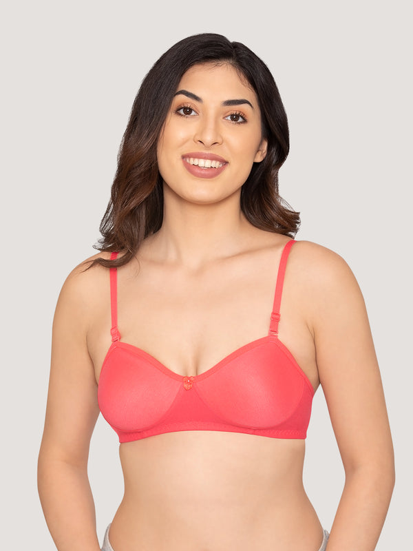 Roxy Multiway Demi Cup Balconette Bra-HOT PINK