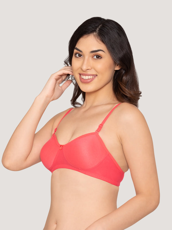 Roxy Multiway Demi Cup Balconette Bra-HOT PINK