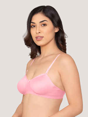 Roxy Multiway Demi Cup Balconette Bra-L.PINK