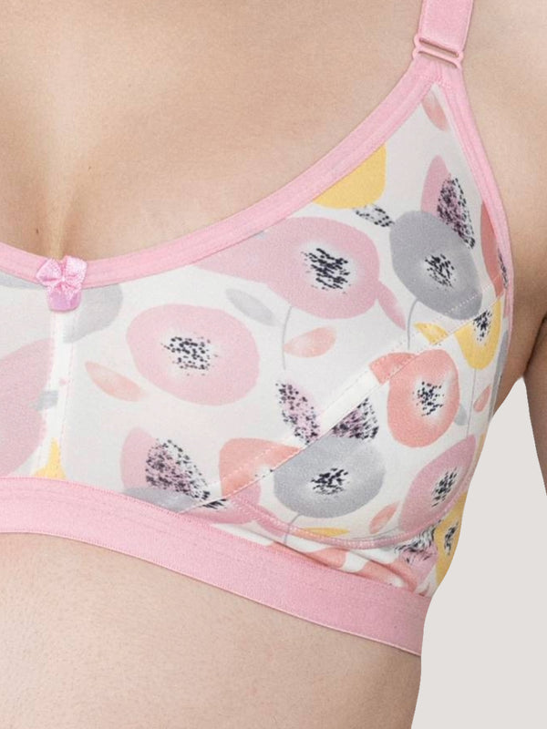 Samara Everyday Printed Lingerie Set-BABY PINK