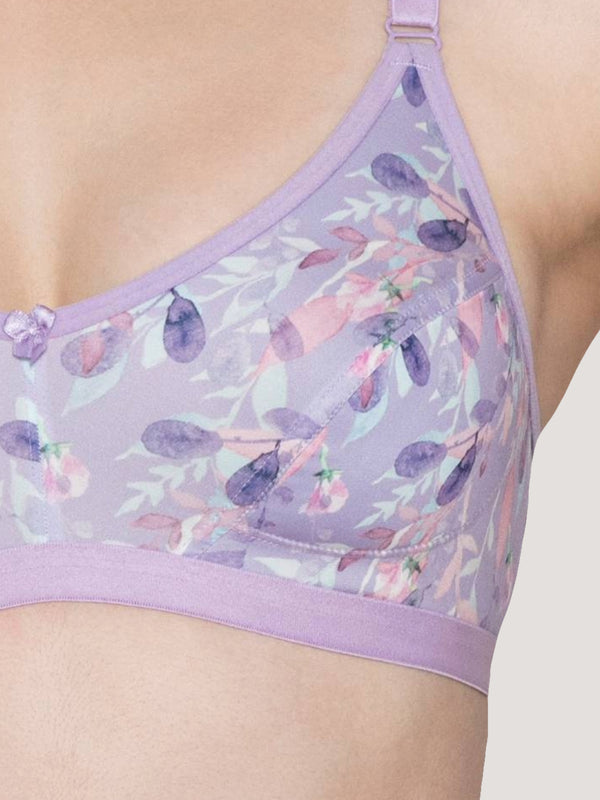 Samara Everyday Printed Lingerie Set-LAVENDER