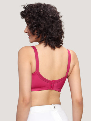 Kalyani Sandy Women’s Full Coverage Non-Padded Lace Bra with M Frame Front Panel Pack of 2 | L.WINE L.WINE