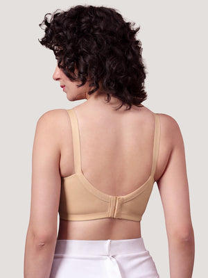 Kalyani Sandy Women’s Full Coverage Non-Padded Lace Bra with M Frame Front Panel Pack of 2 |ONION RUST NUDE