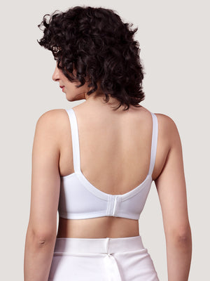 Kalyani Sandy Women’s Full Coverage Non-Padded Lace Bra with M Frame Front Panel Pack of 2 | L.WINE WHITE