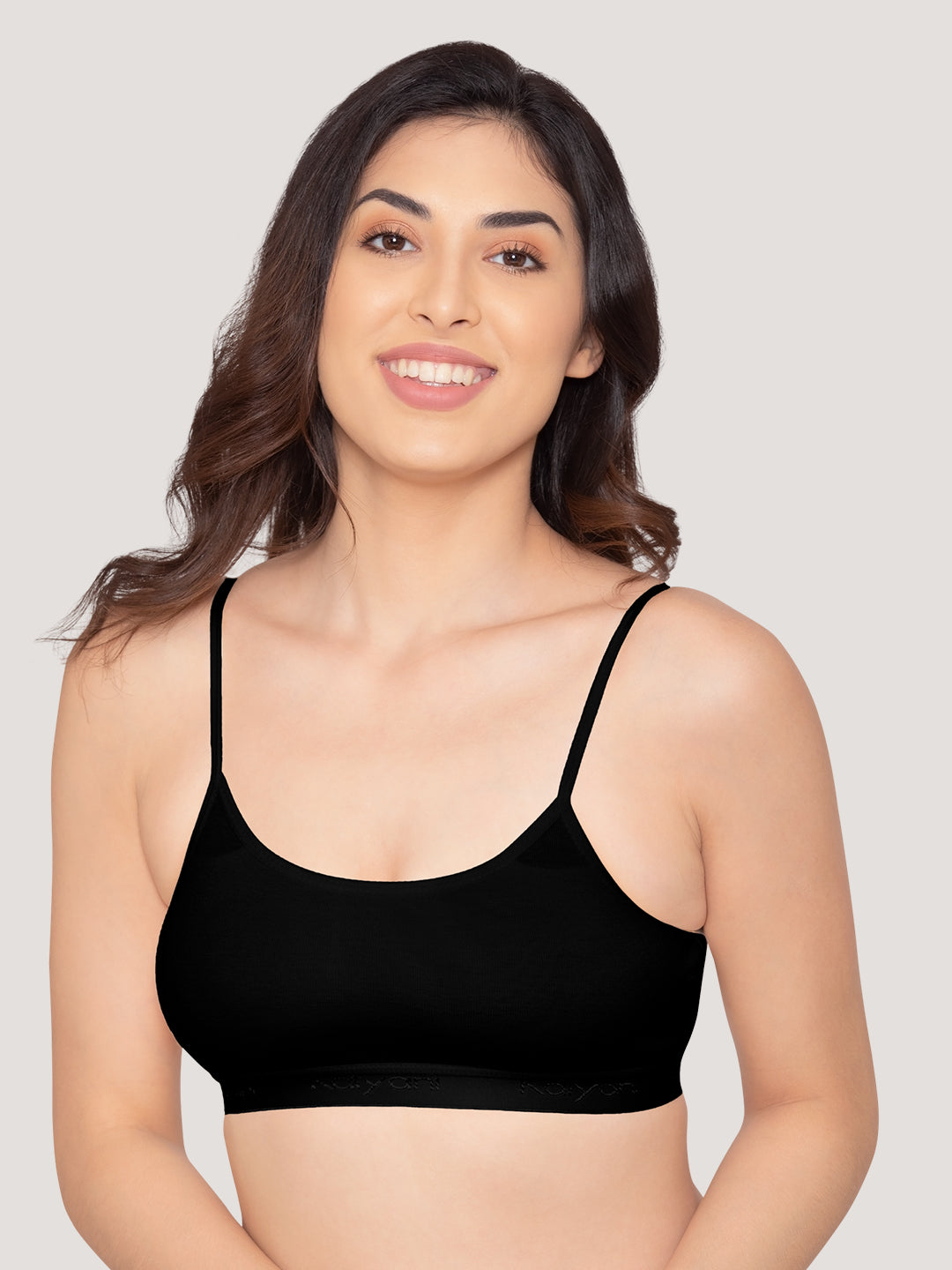 Sanorita Full Coverage Daily Wear Beginners Bra | Pack of 3-BLACK BLACK BLACK