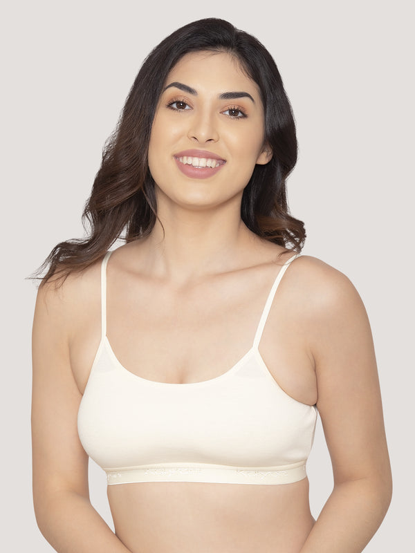 Sanorita Full Coverage Daily Wear Beginners Bra | Pack of 3-SKIN SKIN SKIN