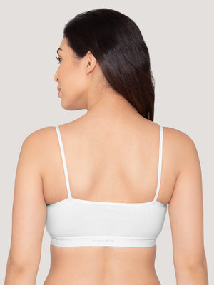 Sanorita Full Coverage Daily Wear Beginners Bra | Pack of 3-WHITE WHITE WHITE