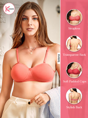 Selena Demi Cup Tube Bra/T-Shirt Bra-S.BLUE