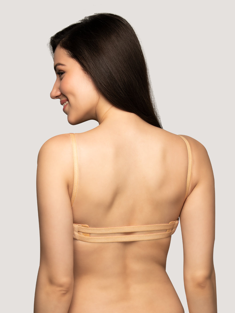 Selena Demi Cup Tube Bra/T-Shirt Bra Pack of 2-NUDE NUDE