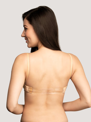 Selena Demi Cup Tube Bra/T-Shirt Bra Pack of 2-HOT PINK NUDE