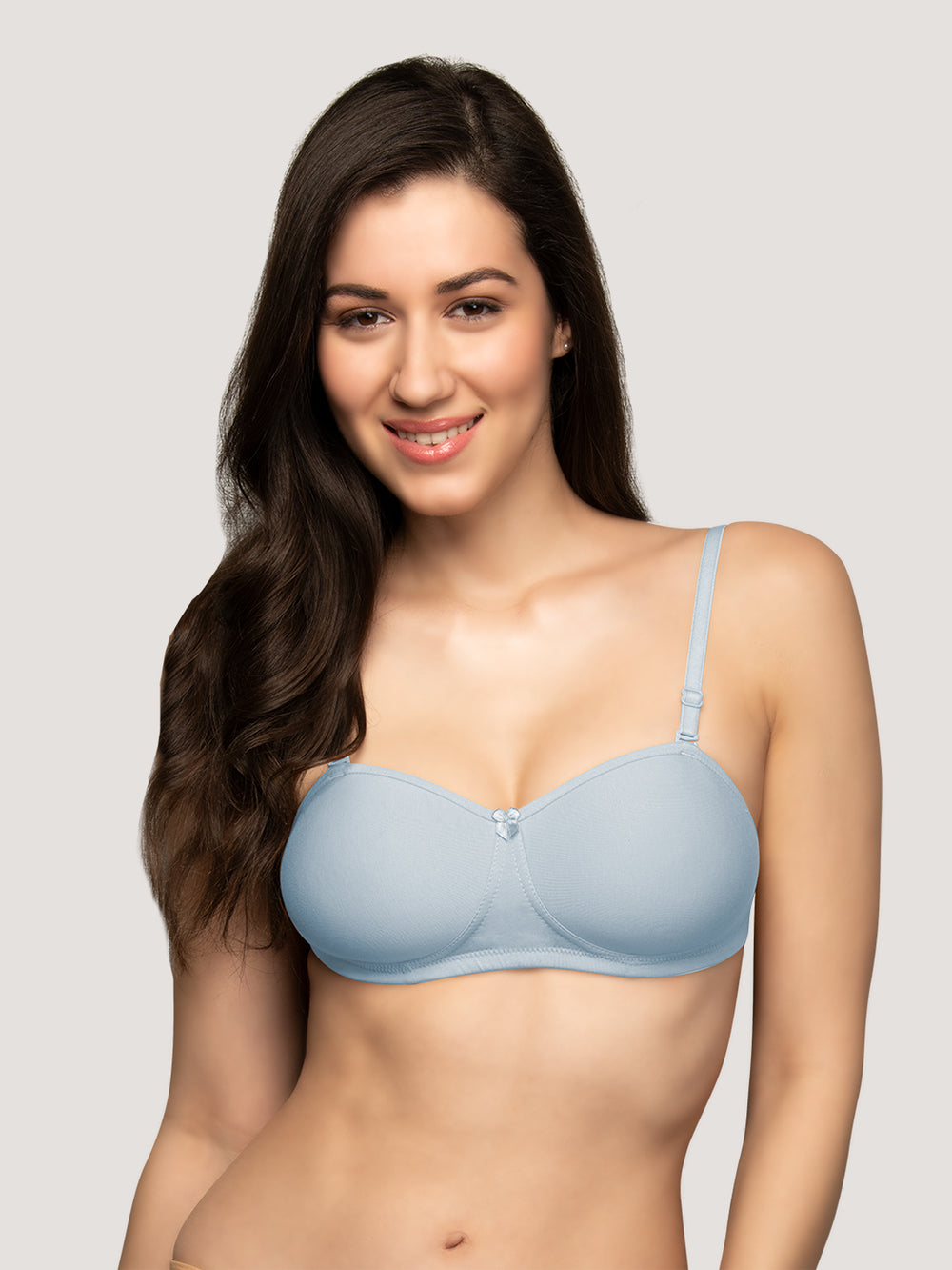 Selena Demi Cup Tube Bra/T-Shirt Bra Pack of 2- S.BLUE S.BLUE