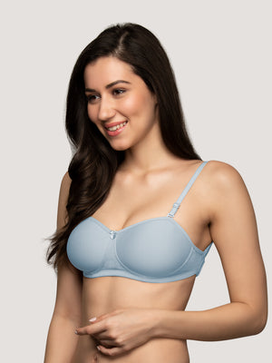 Selena Demi Cup Tube Bra/T-Shirt Bra-S.BLUE