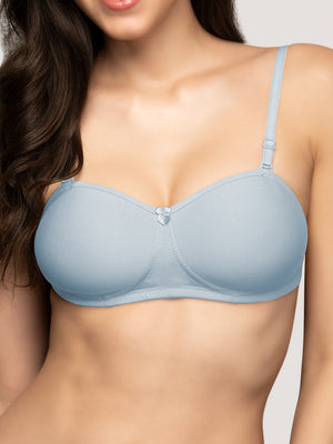 Selena Demi Cup Tube Bra/T-Shirt Bra-S.BLUE