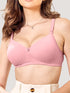 K LINGERIE Sheley Women's Wirefree Comfort Soft Padded Cups Detachable Straps Stylish Bra