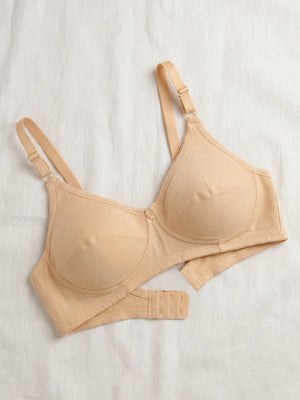 Kalyani Rinni Non Padded Everyday Cotton Bra with Minimal Lace Details |SKIN SKIN SKIN SKIN SKIN Pack of 5