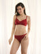 K LINGERIE SMARTY Fancy Lace Bra Panty Set for Bride