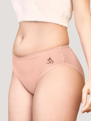 Snow Mid Waist Hipster Panties | Pack of 3-P.PEACH P.PEACH P.PEACH