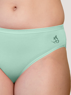 Snow Mid Waist Hipster Panties | Pack of 3-SEA GREEN NUDE P.ROSE