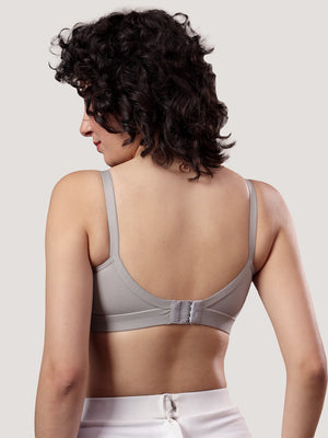 Tessa Full Support Seamless Designer Bra for Women Pack of 2-L.GREY L.GREY