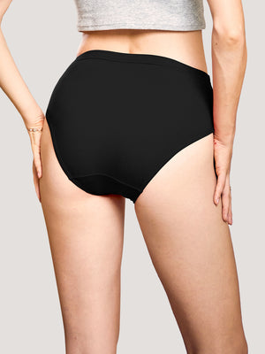 Theo Inner Elastic Hipster Panties | Pack of 3-BLACK BLACK BLACK