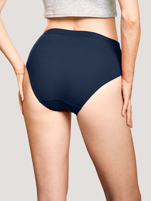 Theo Inner Elastic Hipster Panties | Pack of 3-P.BLUE ASH BLACK