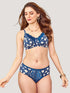 K LINGERIE Tinker Women's Non-Wired Lace Detailing Printed Lingerie Set