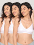 Kalyani Pranika Non Padded Cut & Sew Cups Everyday Bra | Pack of 3