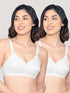 Kalyani Damini  Full Coverage Non Padded Cotton Everyday Bra | Pack of 2