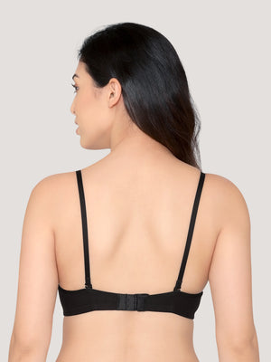 Wamika Fuller Cups Everyday Bra | Pack of 3-BLACK BLACK BLACK