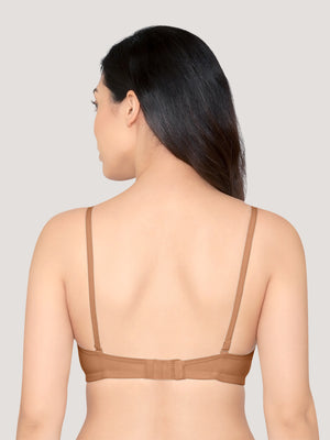 Wamika Fuller Cups Everyday Bra | Pack of 3-CAMEL CAMEL CAMEL