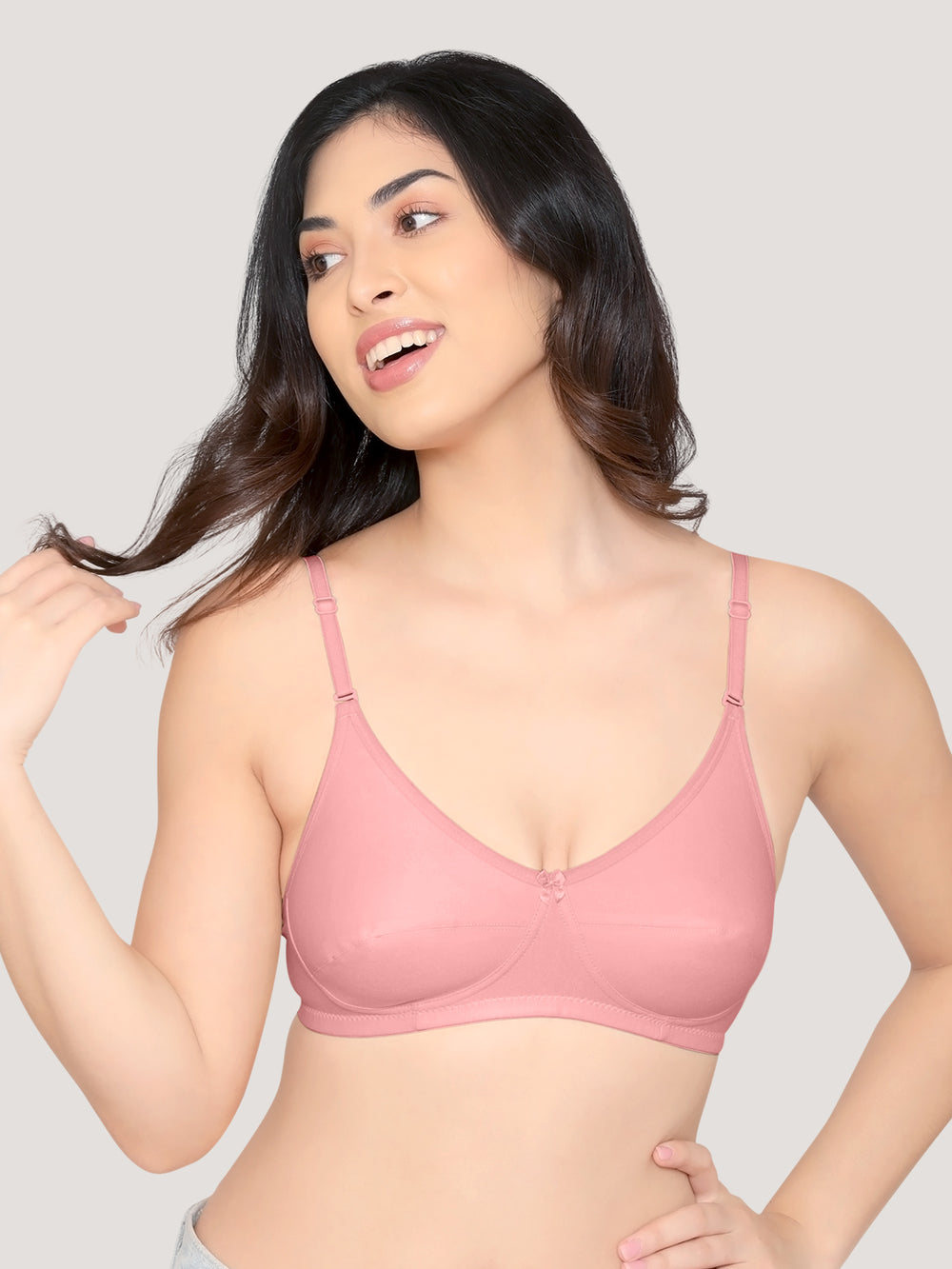 Wamika Fuller Cups Everyday Bra | Pack of 3- ONION CAMEL BLACK