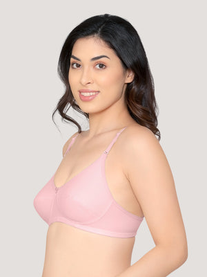 Wamika Fuller Cups Everyday Bra | Pack of 3-L.PINK L.PINK L.PINK