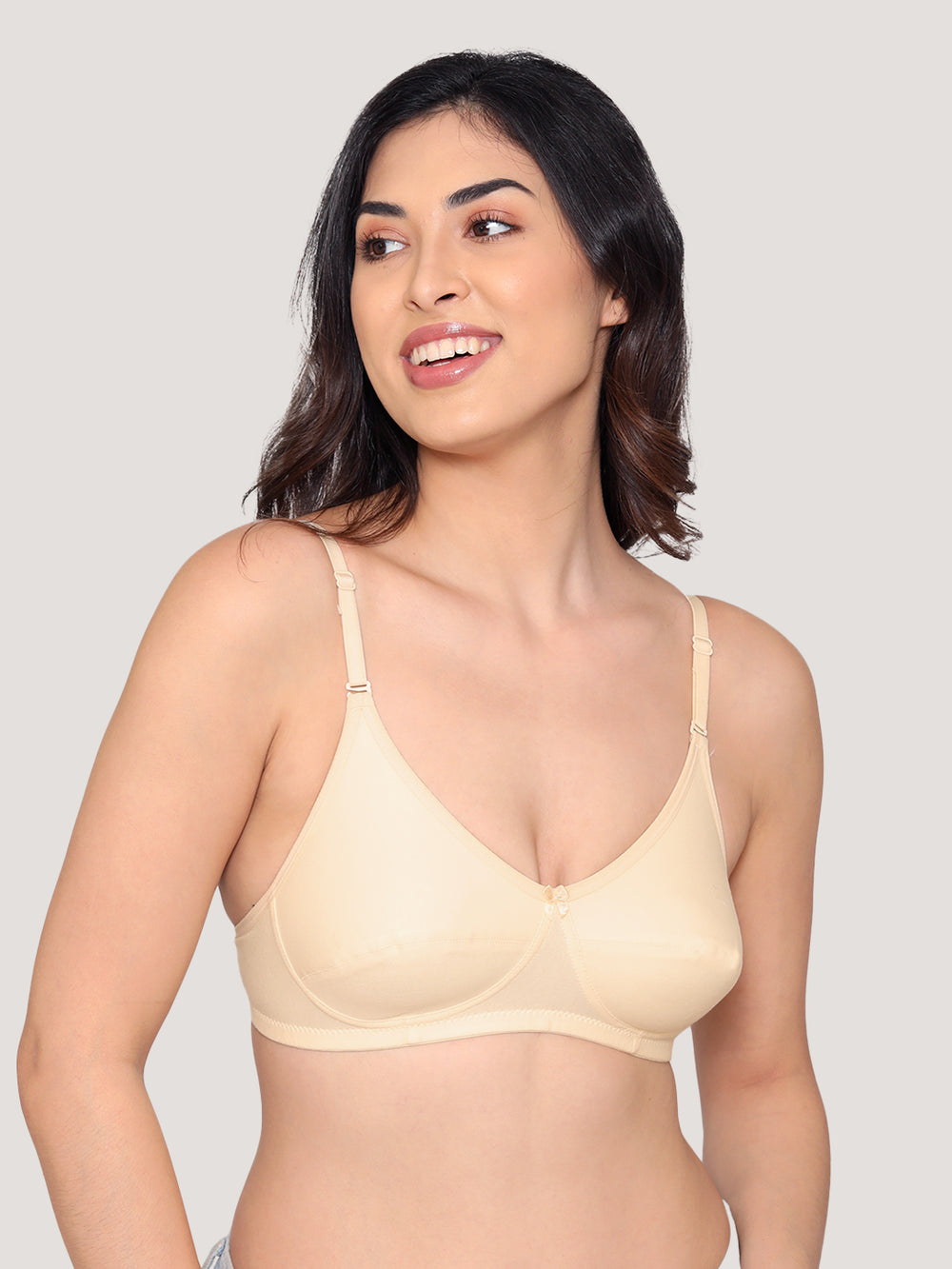 Wamika Fuller Cups Everyday Bra | Pack of 3-S.GREEN WHITE SKIN