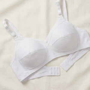 Damini Full Coverage Cotton Everyday Bra | Pack of 3-WHITE WHITE WHITE
