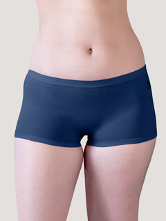 Willow Women's Mid Coverage Boyshort Panties | Pack of 6-PBLE PBLE PBLE PBLE PBLE PBLE