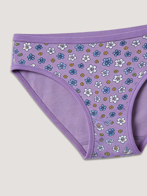 Kalyani 6074 Low Waist Bikini Style Cotton Printed Panties | Pack of 6 | Colors and Prints may vary