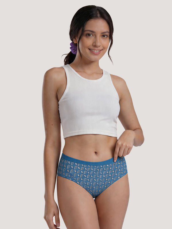 Kalyani 58004 Super Comfy Cotton Low Waist Panties (Briefs) for Women | Pack of 6