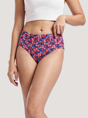 Kalyani 8545 Soft & Breathable Cotton Printed Ladies Underwear | Hipster Style | Pack of 6 | Colors and Prints may vary