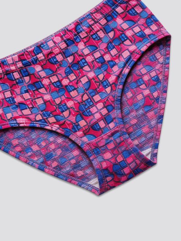 Kalyani 8545 Soft & Breathable Cotton Printed Ladies Underwear | Hipster Style | Pack of 6 | Colors and Prints may vary