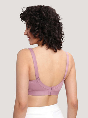 Kalyani Ashley Double Layered Seamless Cups Full Coverage Cotton Lycra Bra | Pack of 2 |GREY ONION