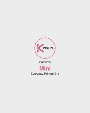 Mini Everyday Printed Bra for Women | Pack of 2-ROSE