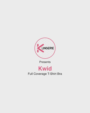 Kwid Full Coverage Plus Size T-Shirt Bra-RED