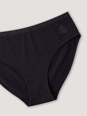 Snow Women's Modal Fabric Everyday Hipster Panties | Pack of 3-BLACK BLACK BLACK