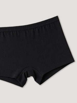 Willow High Coverage Women's Boyshort Briefs | Pack of 3-BLACK BLACK BLACK
