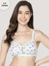 K LINGERIE (LM98002) Medium Coverage T-Shirt/Designer/Everyday Non Padded Printed Bra | Pack of 3