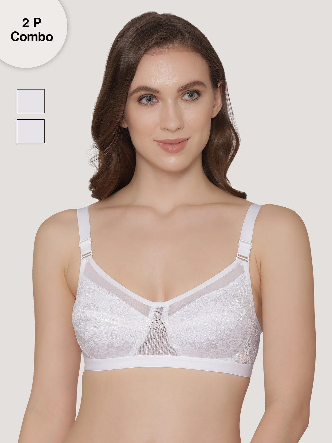 Buy online Pink Solid Padded Bra from lingerie for Women by Kalyani for  ₹259 at 0% off